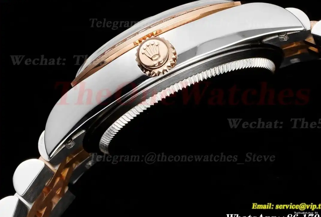 A2824 SS RG Dia JDF Datejust 31mm White Jubilee Flower 0521